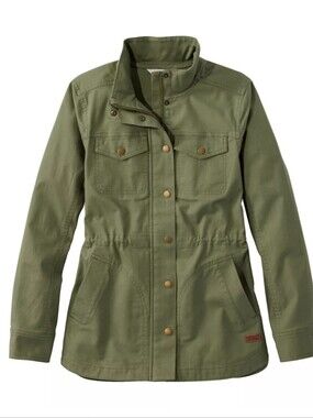L.L.Bean Flex Olive Green Utility Jacket Large
